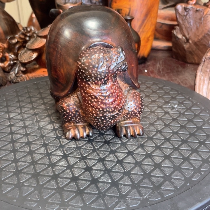 翰***画木老挝大红酸枝木乌龟