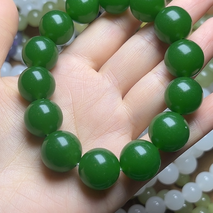 菠菜绿16mmmmmmmmm手链