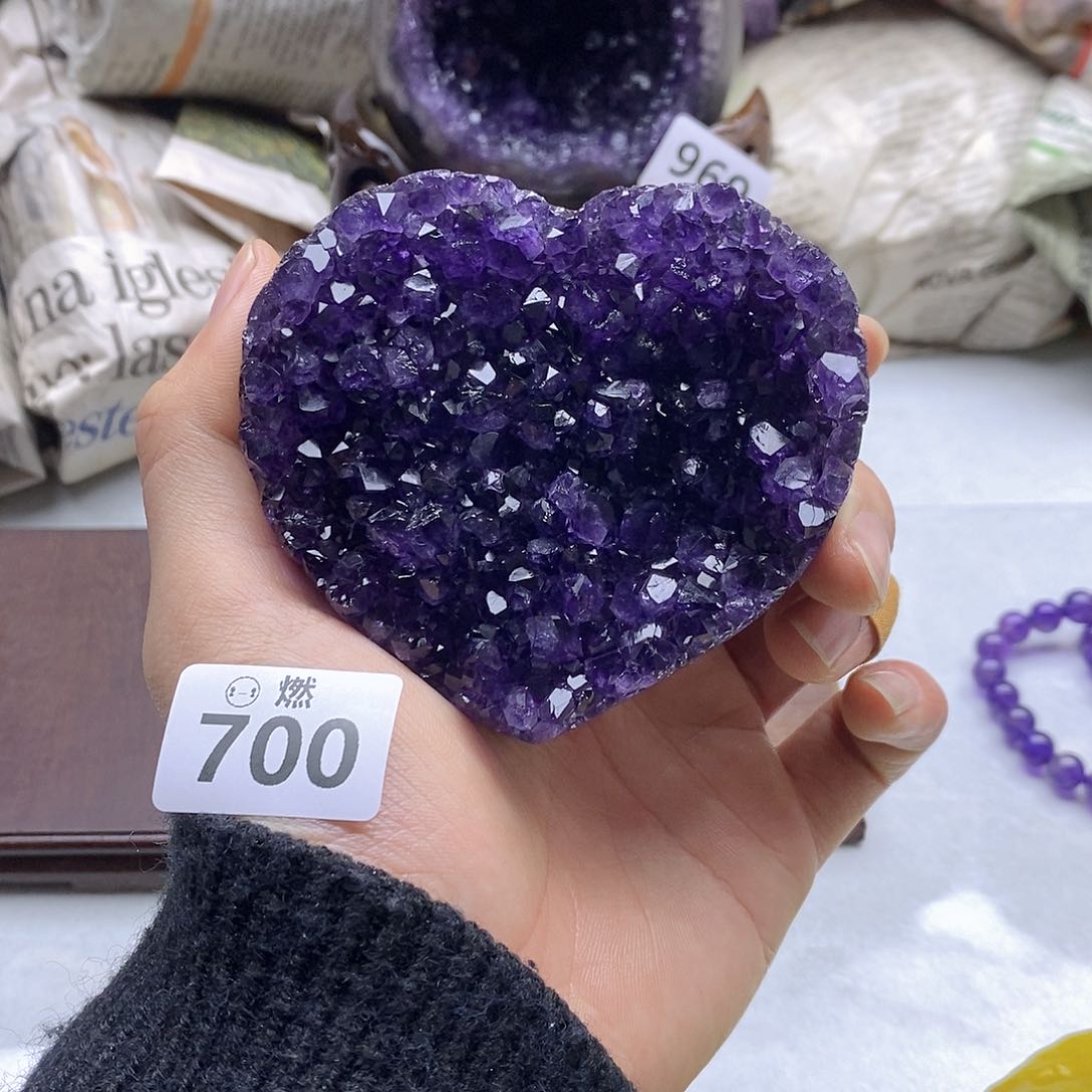 紫晶大型摆件（非配饰）未镶嵌