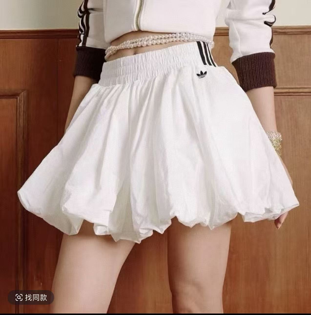 【商场撤柜】Jennie同款 花苞裙刺绣logo运动半身裙8122