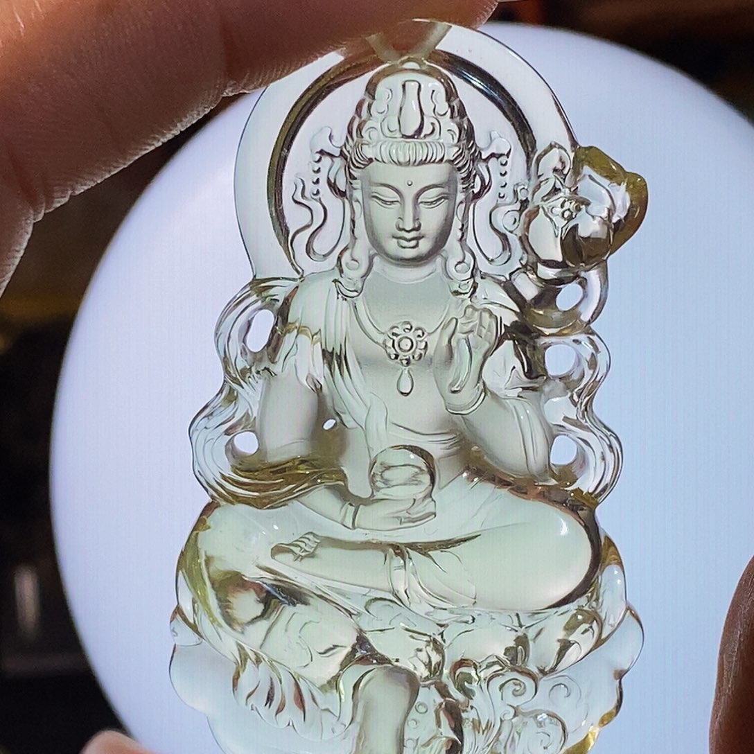 蘭***蘭颈饰水晶未镶嵌吊坠