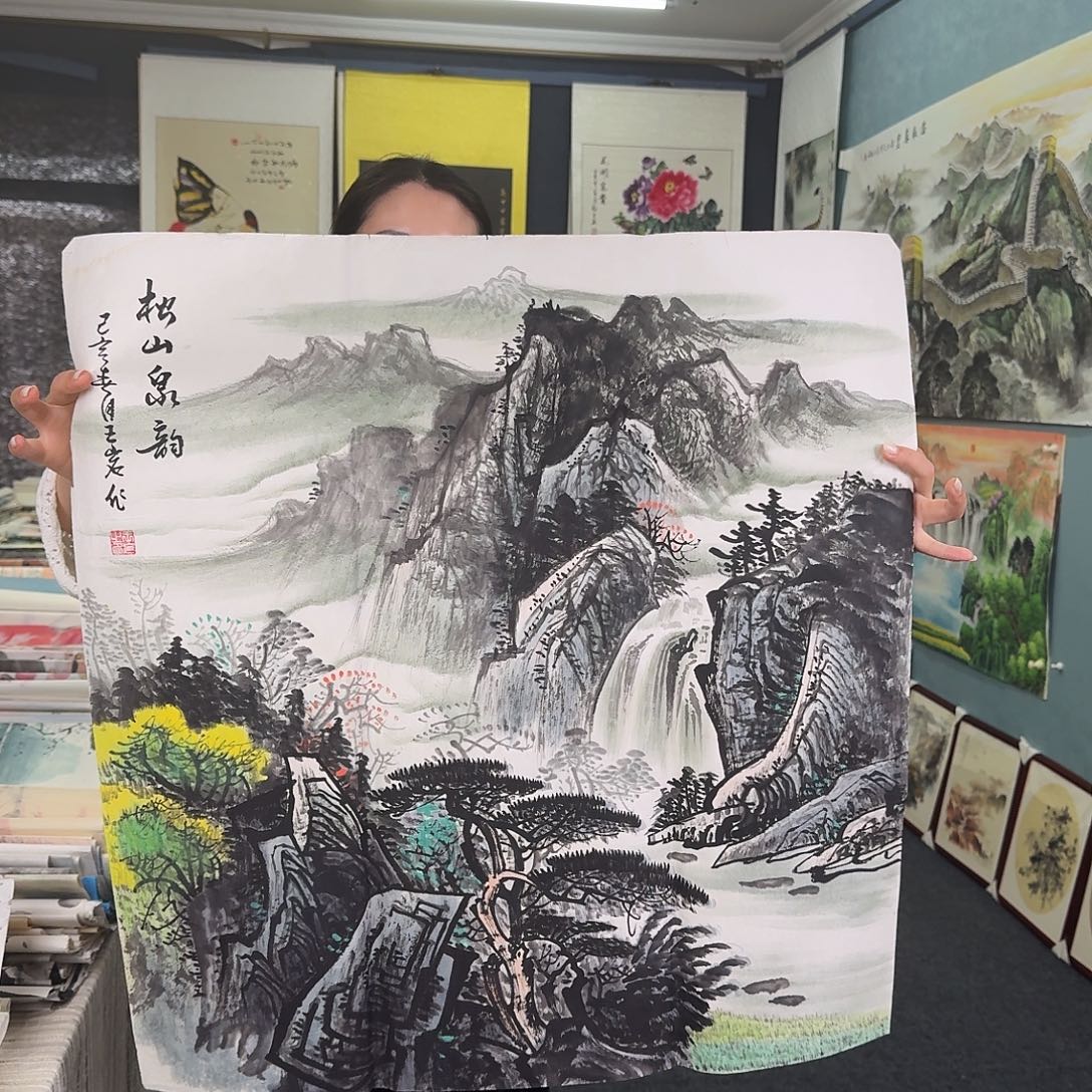 纯手绘国画作品作品