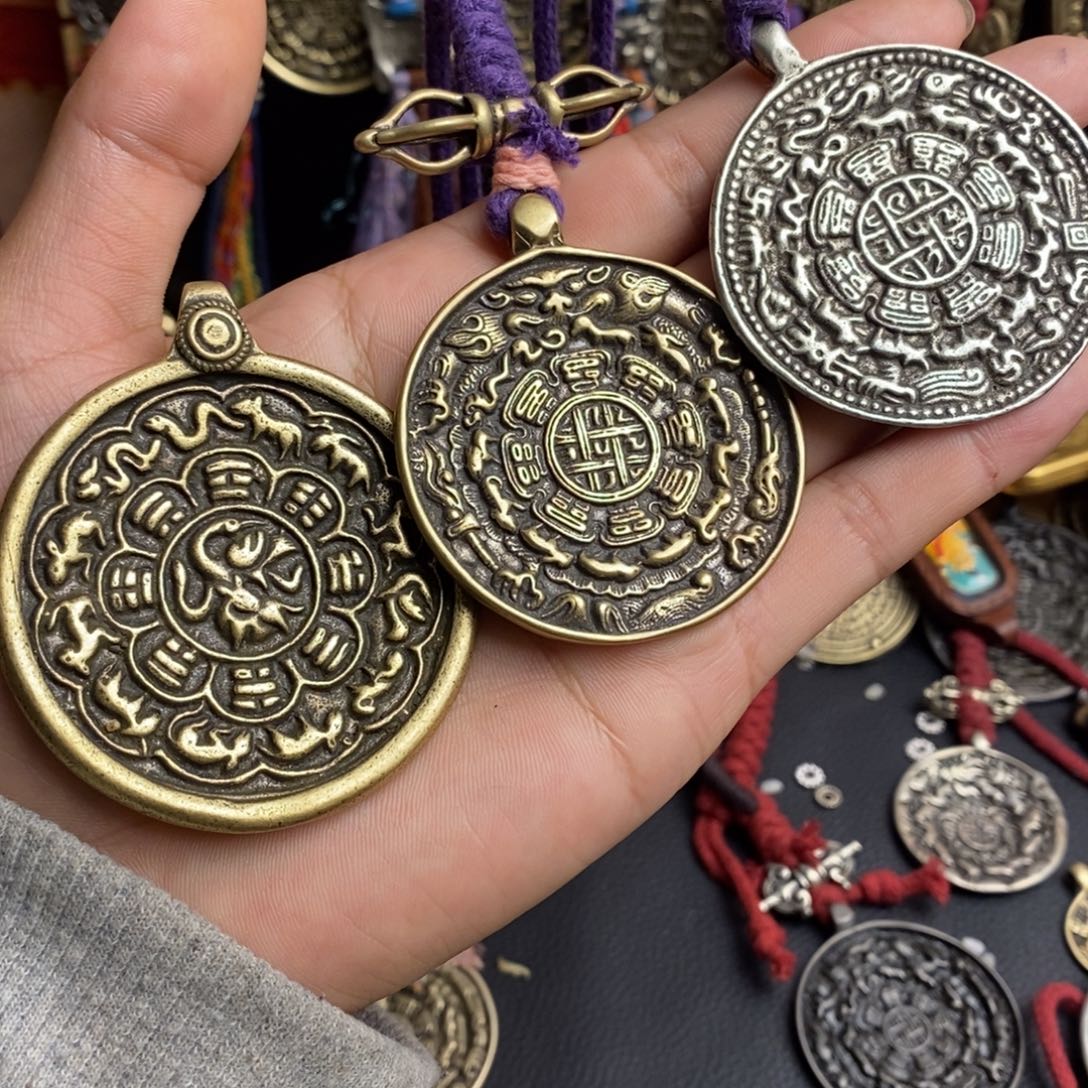 E***_藏式风格九宫八卦牌