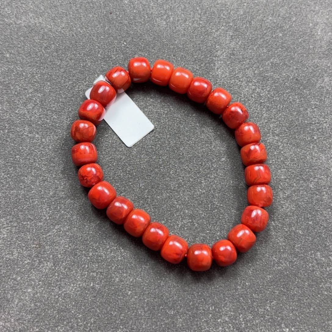 南红玛瑙手串未镶嵌皮***飞