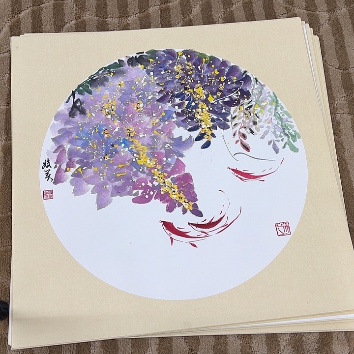 国画花鸟的翅膀和羽毛50.50