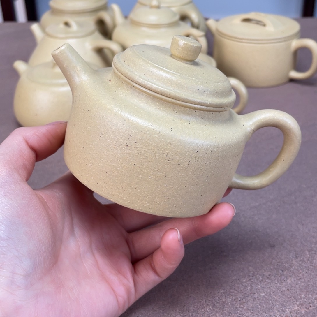 本山绿泥茶壶德中200毫升