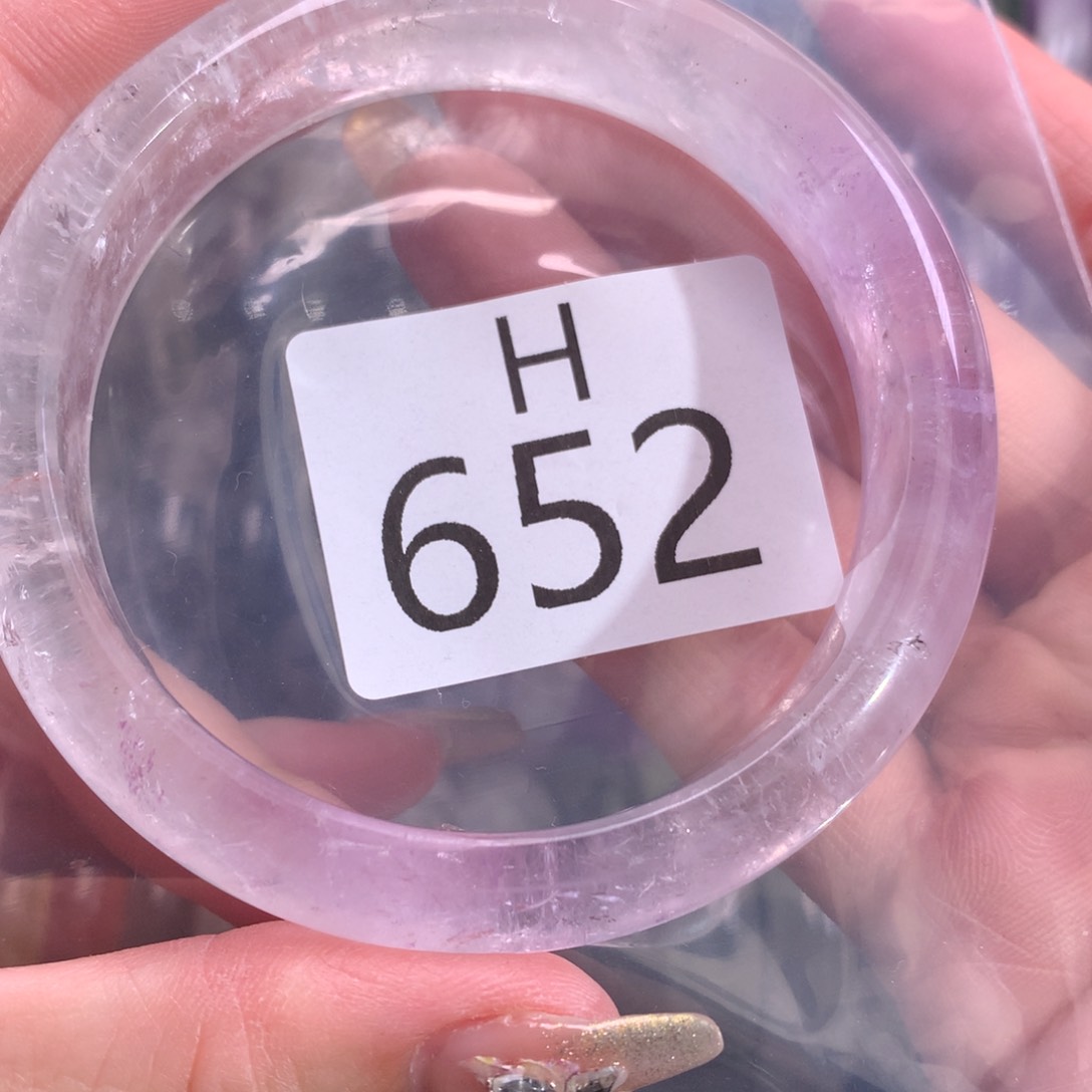 水晶手镯未镶嵌手镯652-60