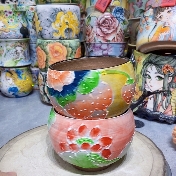 景德镇艺术手绘作品