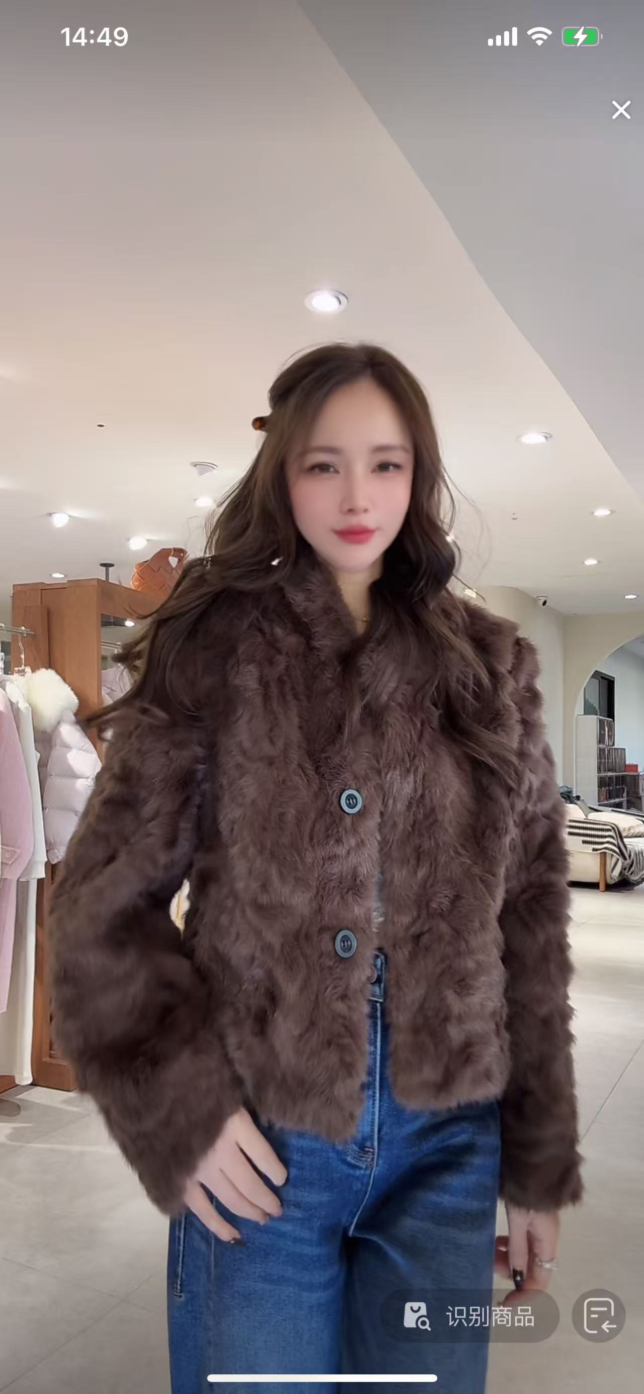 FANNADI【外套】时尚韩版ins风卷卷毛小短款外套 WT53509