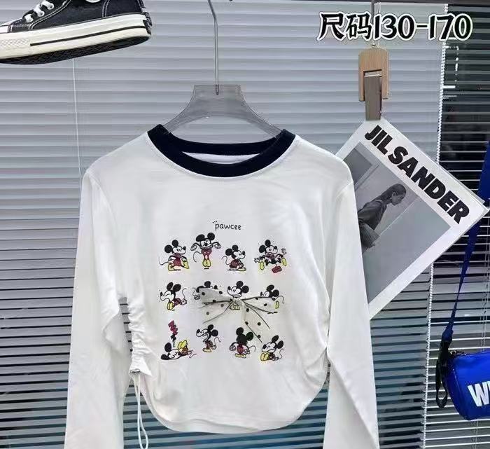 K145轩轩儿童秋款辣妹长袖T恤小奇款