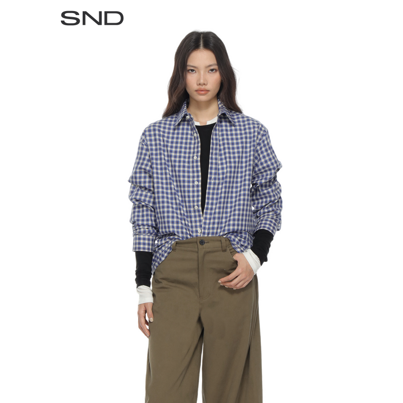 【SND CITY PROJECT 设计师品牌】SND PS25 格子衬衫