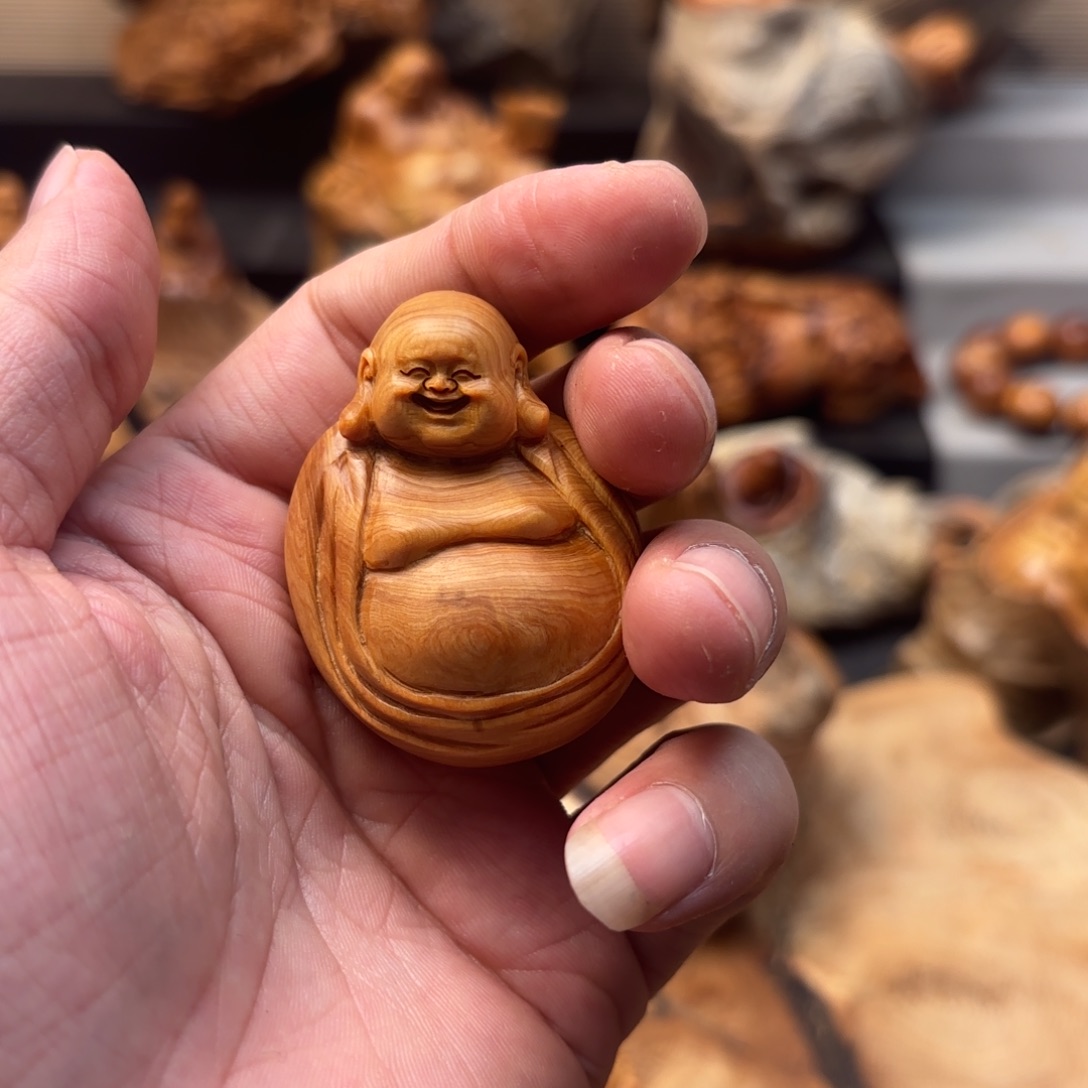 时***廊柏木太行崖柏手工雕刻