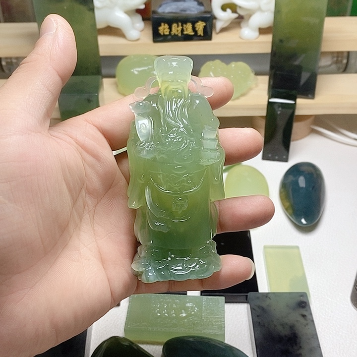 未镶嵌岫玉小猜件岫岩