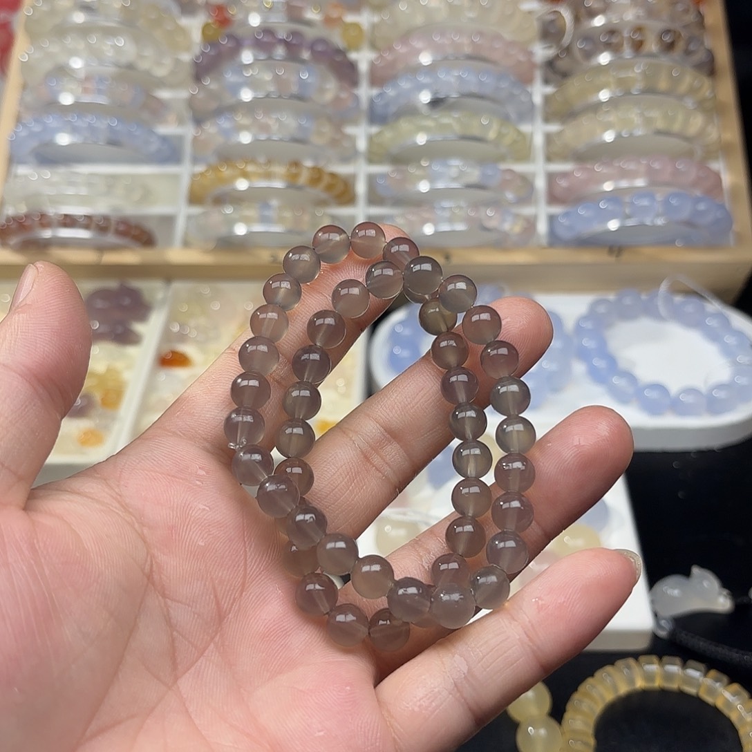 玛瑙/玉髓未镶嵌手链