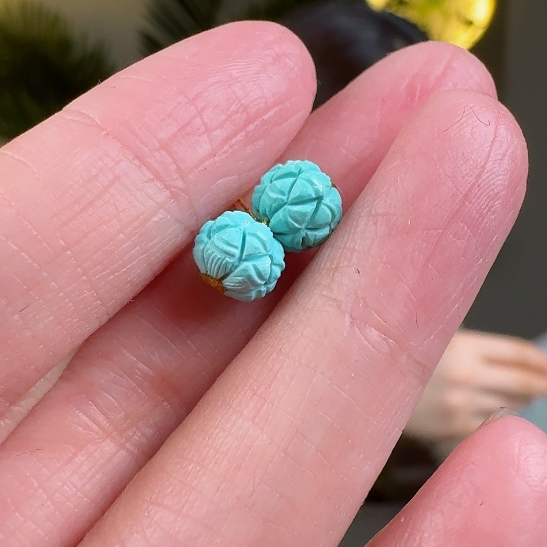 绿松石珠宝奇石未镶嵌