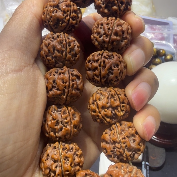 核桃手串/手链双峰西方摆件五百多克