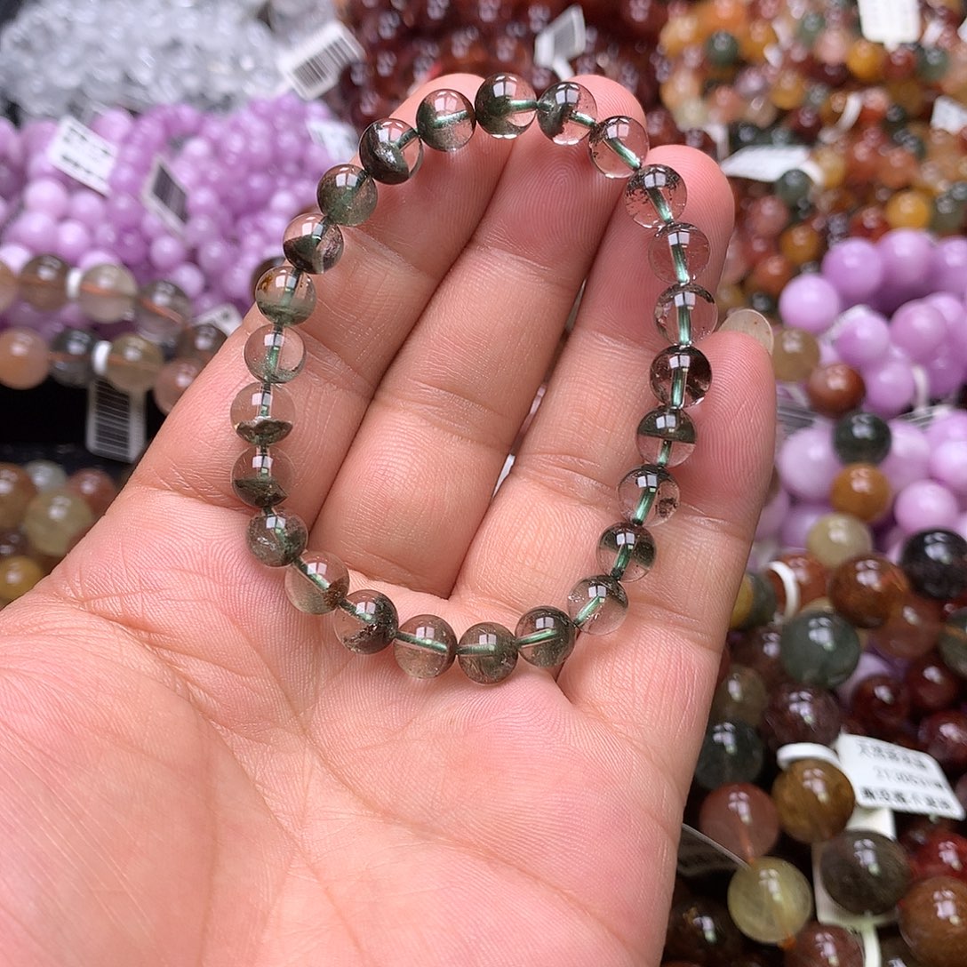 水晶手链未镶嵌，，