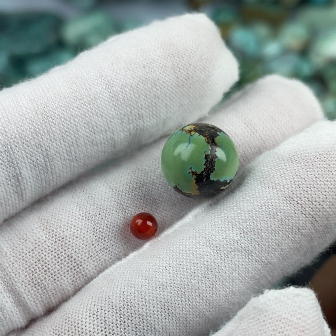 雨***潇南红玛瑙未镶嵌配饰11.7