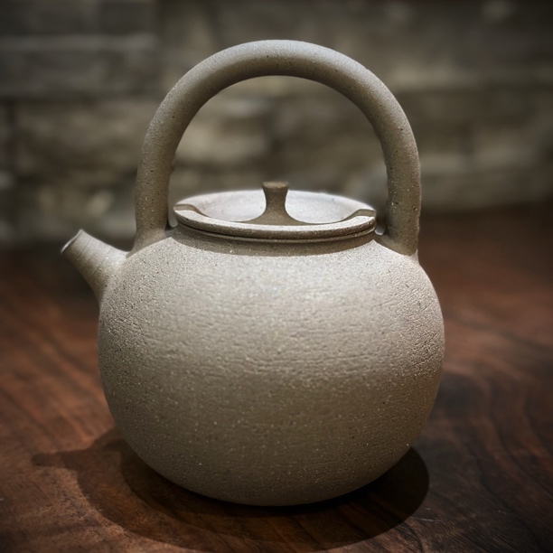 潮简正品 叶乔如器 老岩泥提梁砂铫 750cc潮州手拉壶全手工煮水壶