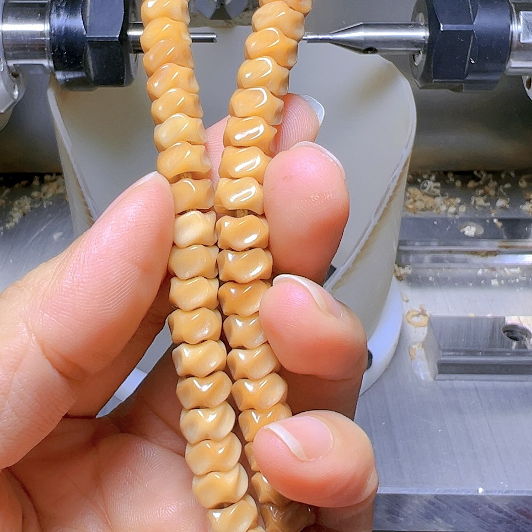 菩提根/象牙果手串卡8➕蛇骨手持