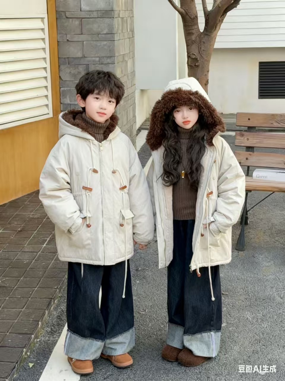 DN潮童冬季时尚棉服82595