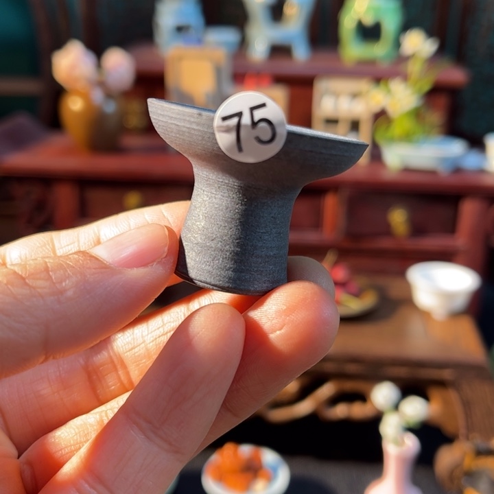 摆件微陶老王迷你花瓶