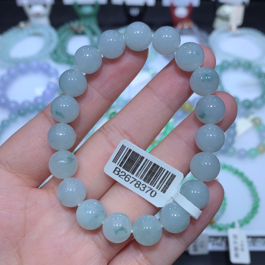 翡翠未镶嵌手串天然