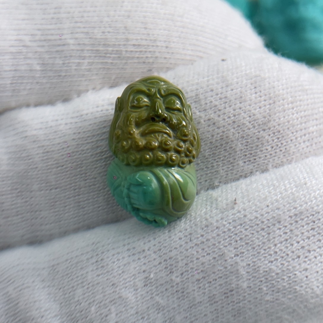 绿松石颈饰合金卡10.8-18-10.5