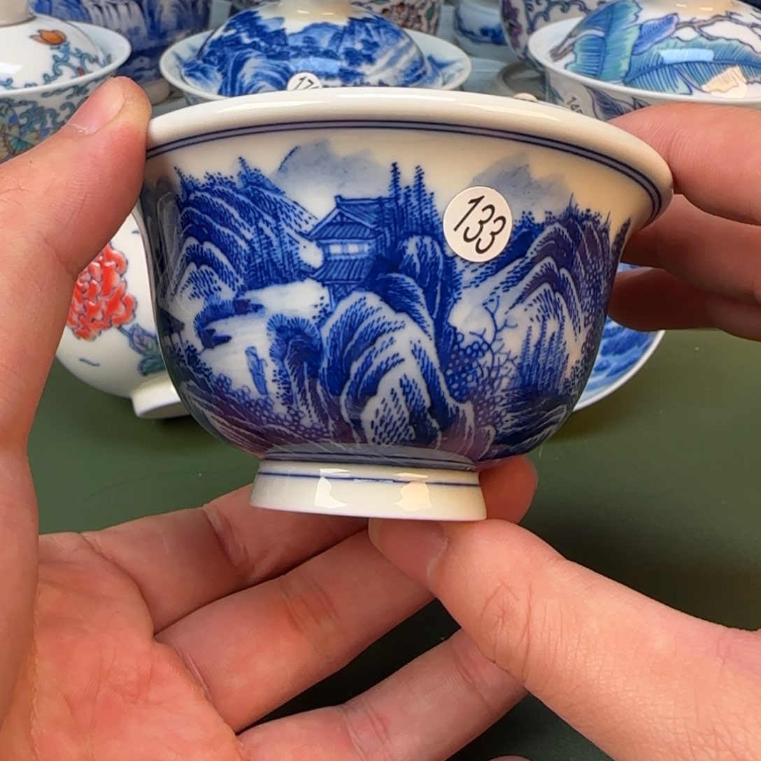 彦祖纯手工手绘茶具133