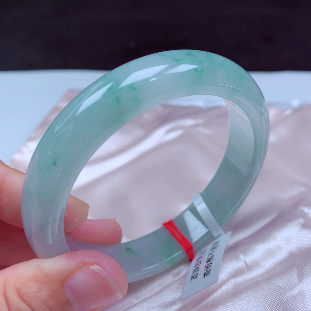 未镶嵌手镯翡翠缅甸天然A货翡翠手镯57