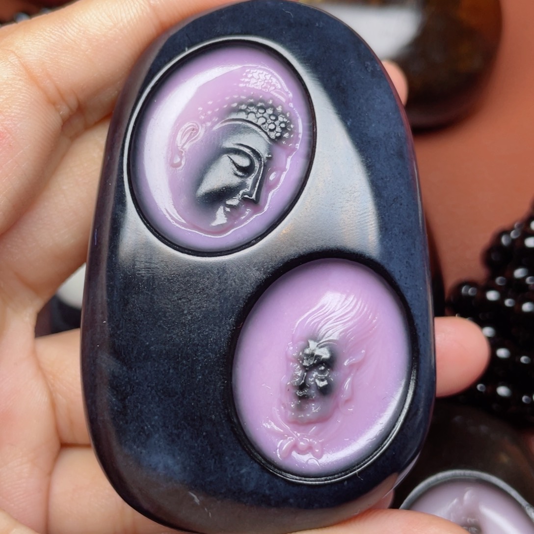 和田玉颈饰未镶嵌牡*阁