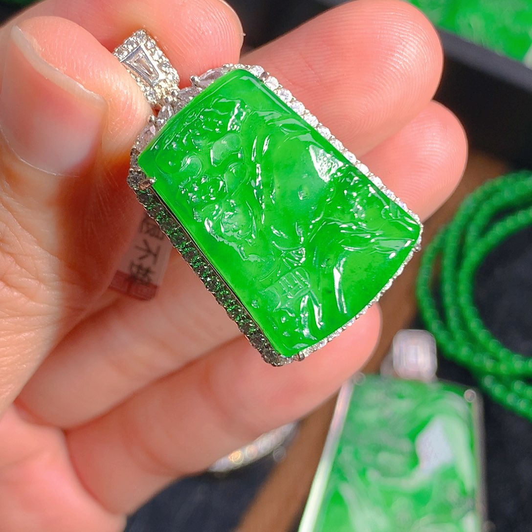 翡翠吊坠(不含链)未镶嵌