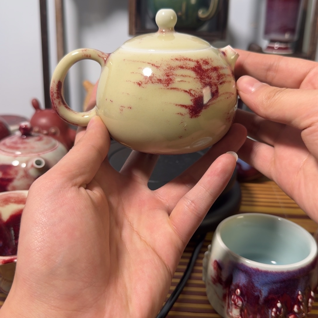 谢***E瓷片钧瓷西施壶66666