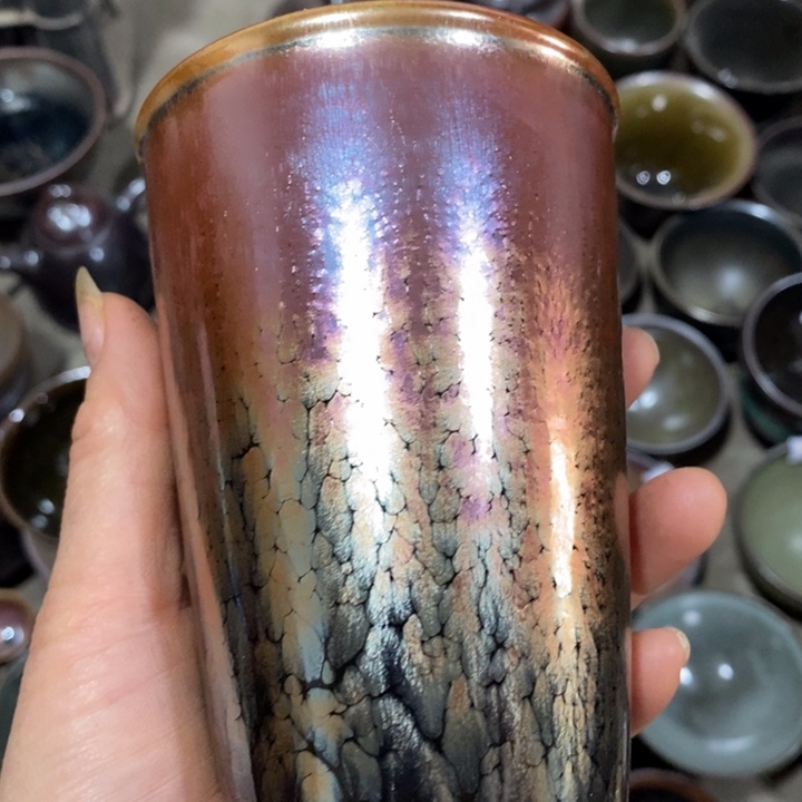 茶盏建阳建盏微瑕可乐杯