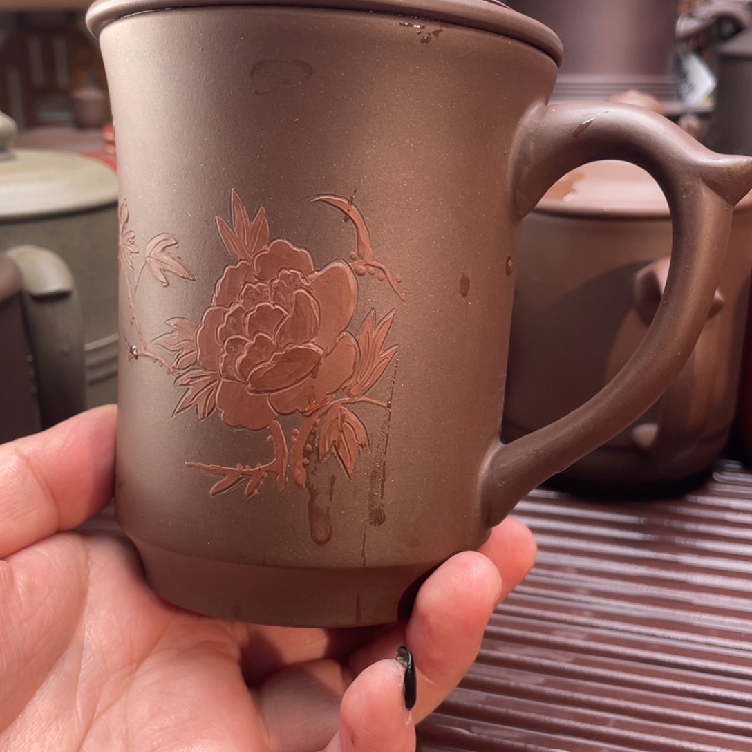 紫砂茶杯宜兴紫砂杯