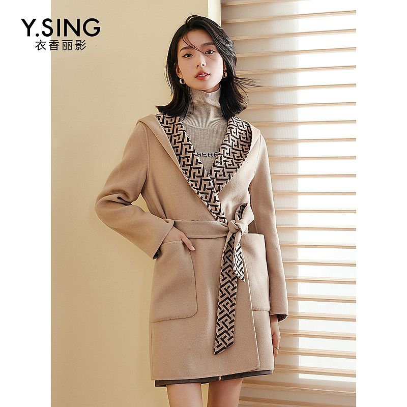 【达人专属】衣香丽影新款毛呢外套121028310