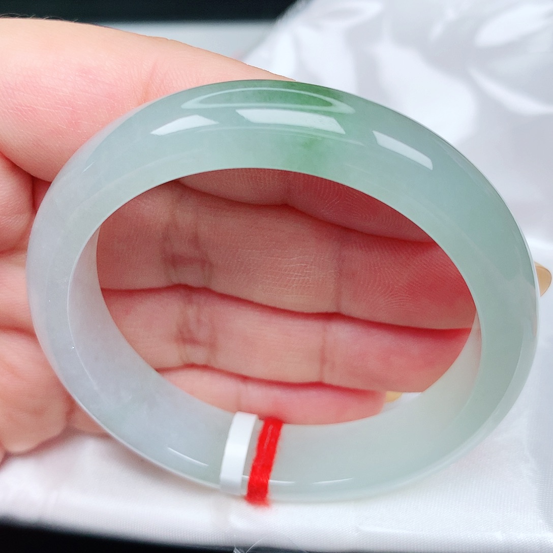 未镶嵌手镯翡翠49冰晴冰透