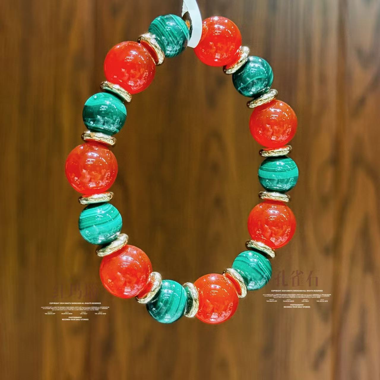 【十六珠宝】圣诞｜红玛瑙14mm设计款AD412多样性发一