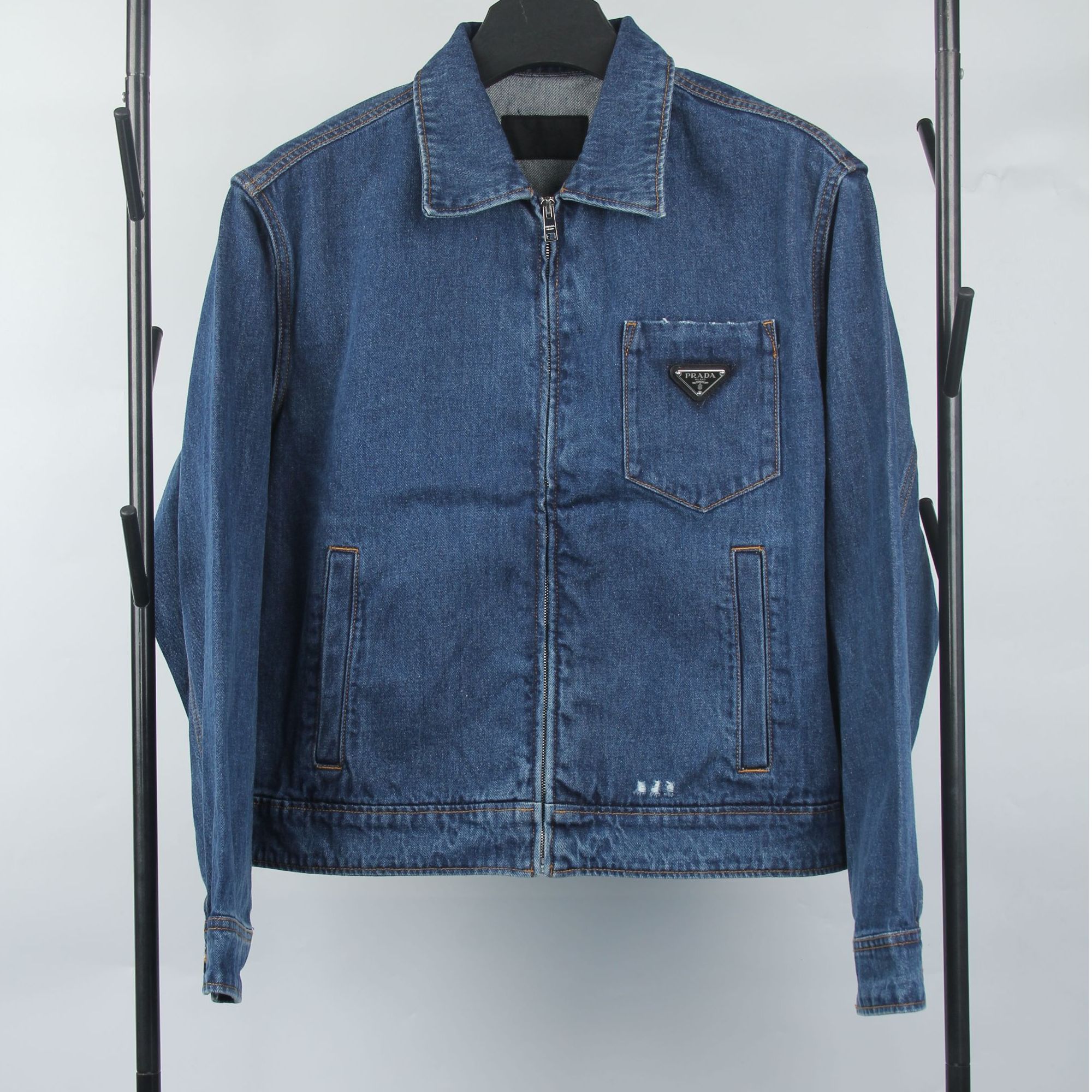 99新 Prada/普拉达  男士休闲时尚丹宁牛仔夹克（PLD100）