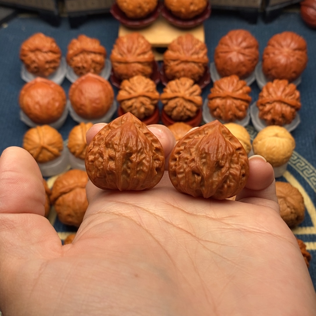 文玩核桃把件红桃A