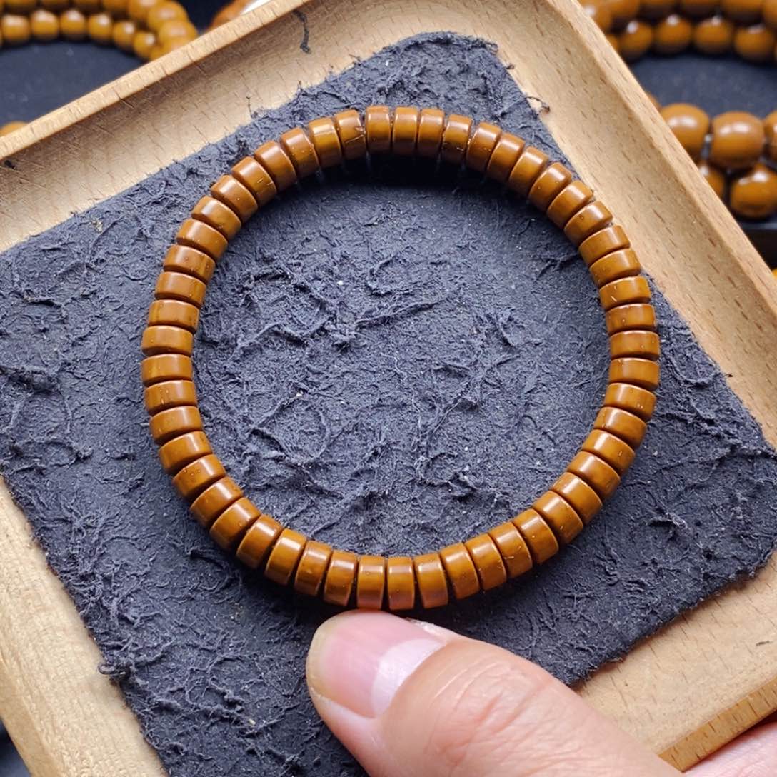 紫金鼠手串7mm实心鼠片