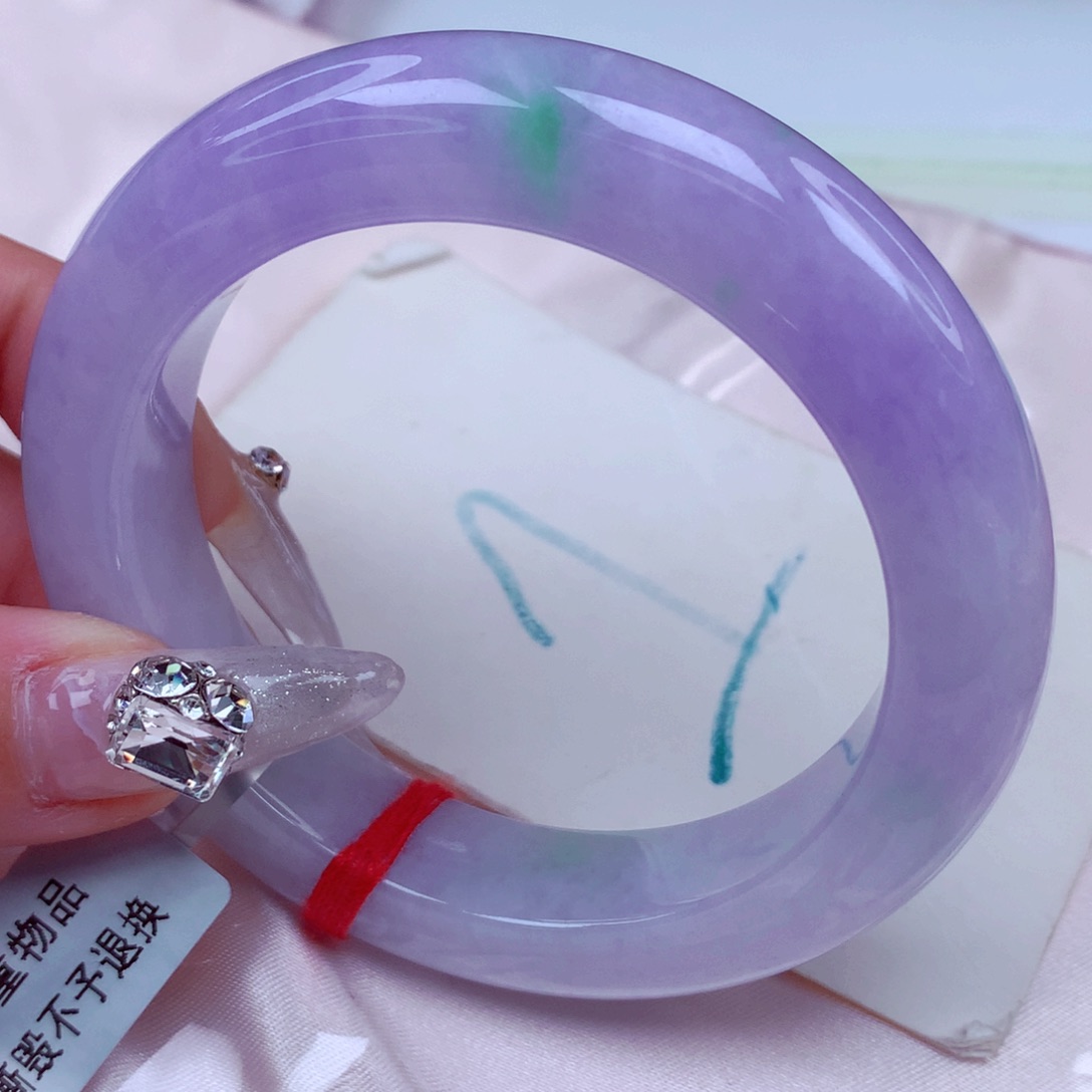 翡翠手镯未镶嵌天然缅甸翡翠A货手镯