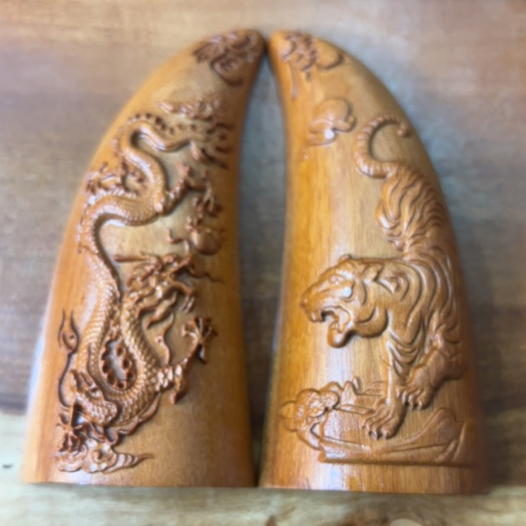 百年雷击枣木龙虎圣杯