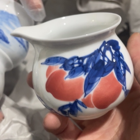 景德镇陶瓷手绘公道杯