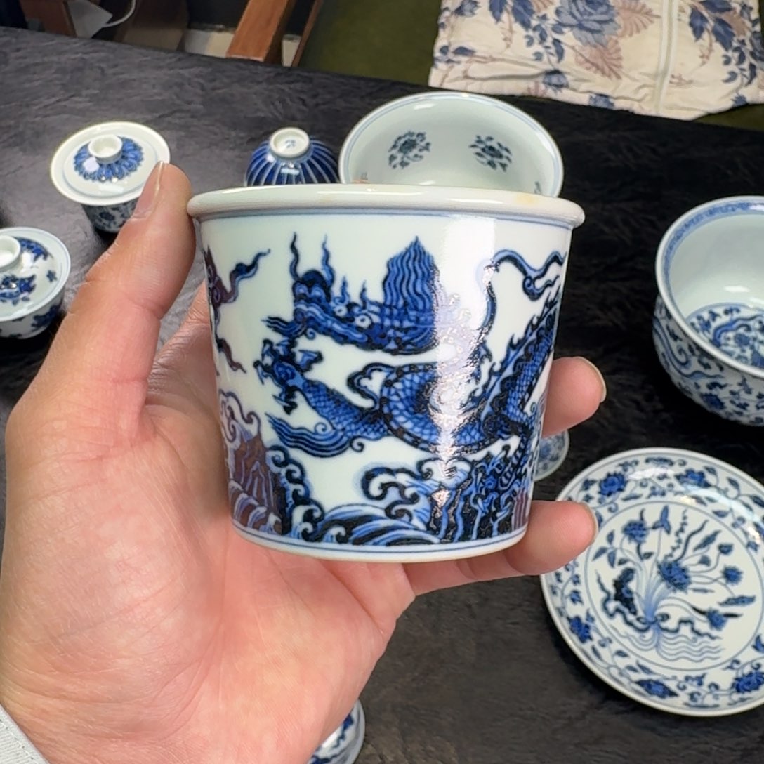 开***锅景德镇陶瓷。           