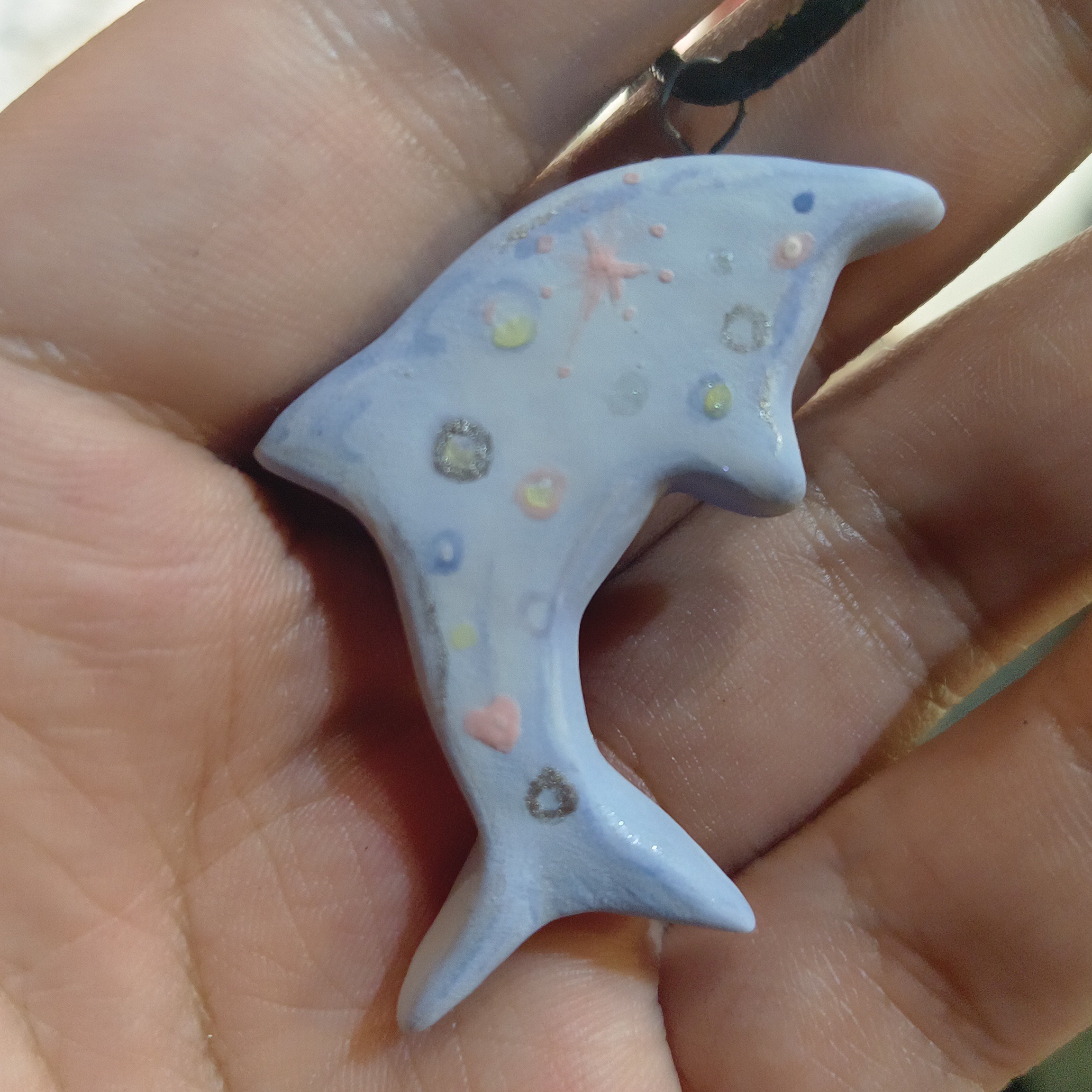 景德镇特色小海豚陶瓷项链