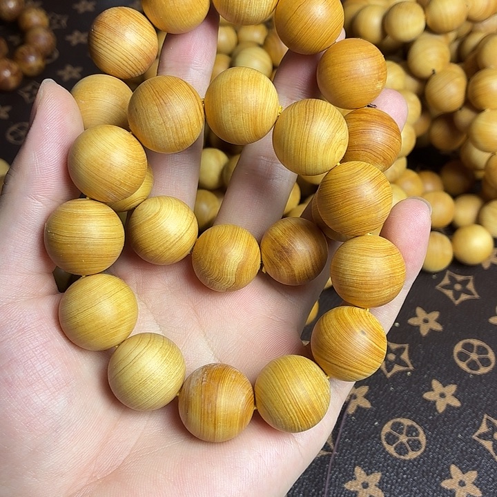 柏木（崖柏）手串/手链崖柏白泥膏20mm