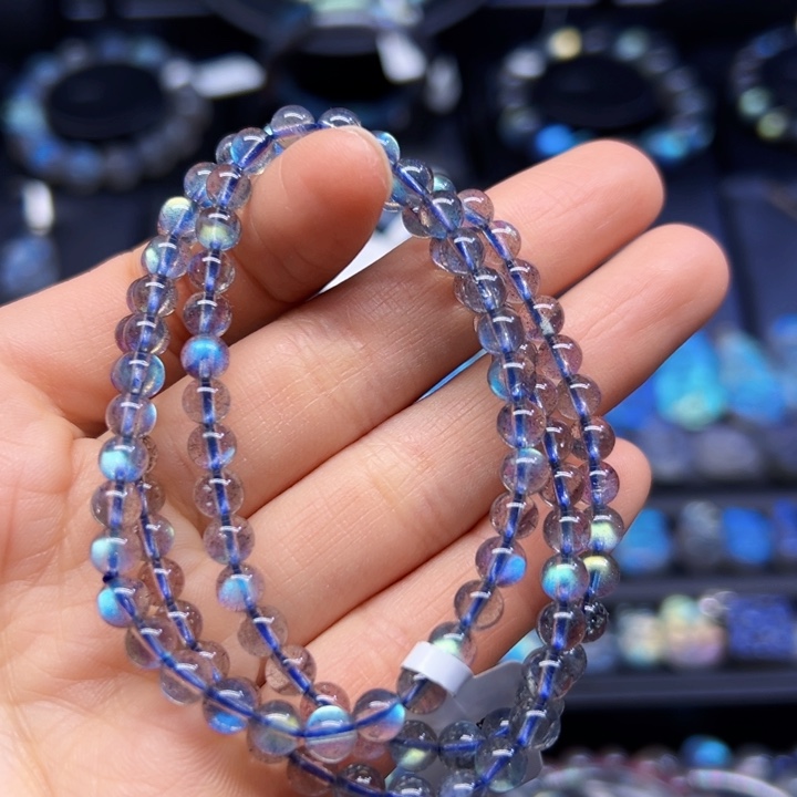 拉长石手串未镶嵌5.2左右