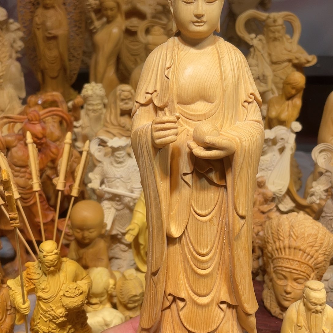 黄杨木桧木微瑕大地藏