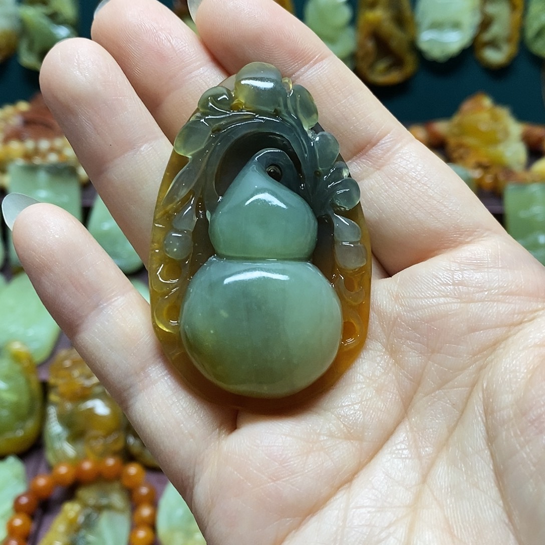 勇***冲岫玉未镶嵌吊坠(不含链)